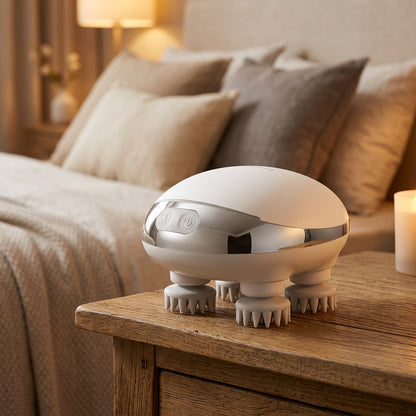 Electric Handheld Scalp Massager with Heating Function